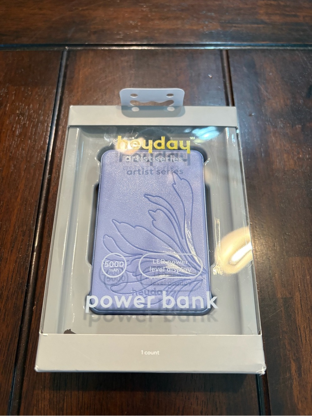 heyday lavender floral 5000mAh Power Bank